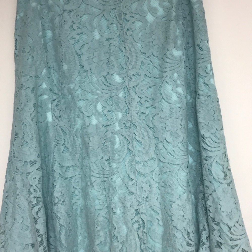 Light blue lace full skirt in good condition - Picture 2 of 4
